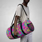 Bespattered Facade Flower Power Duffel Bag | 2 Sizes