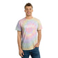 Bespattered Facade Indoorsy Pastel Spiral Tie-Dye Tee