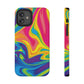 Bespattered Facade Vibrant Flow Impact-Resistant Case