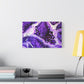 Bespattered Facade Purple Haze Stretched Matte Canvas Art Prints | Multiple Sizes