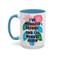 "I've Menaced Before..." Rainbow Flowers Mug | Eight Colors | 11oz or 15oz