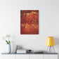 Bespattered Facade Fluid Art Abstract Painting Stretched Matte Canvas Art Prints | Multiple Sizes