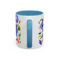 Strong Women Scare Weak Men" Rainbow Flowers Mug | Eight Colors | 11oz or 15oz