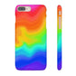 Bespattered Facade Rainbow Heat Map Snap Case