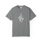 Bespattered Facade Rainbow Doodles Snake Premium Unisex Comfort Colors Garment Dyed 100% Cotton T-Shirt