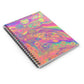 Bespattered Facade Rainbow Sherbet Spiral Notebook - Lined Pages