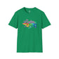 Bespattered Facade "Later Gator" Rainbow Alligator Unisex Softstyle T-Shirt