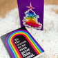 Rainbow Holiday Greeting Cards, Set of 24
