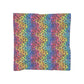 Bespattered Facade Rainbow Watercolor Leopard Poly Scarf (2 sizes)