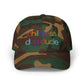 Childless Dog Dude Rainbow Embroidered Classic Cap (10 Hat Colors)