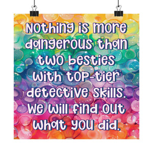 Bespattered Facade "Bestie Detective Agency" Giclée Archival Matte Paper Prints