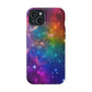 Bespattered Facade Rainbow Universe Impact-Resistant Case