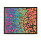 Bespattered Facade Neon Goodness Framed Canvas Art Print | 3 Frame Colors | Multiple Sizes