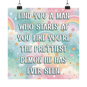 Bespattered Facade "The Perfect Man" Giclée Archival Matte Paper Prints