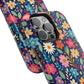 Bespattered Facade Colorful Flowers Impact-Resistant Case