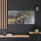 Bespattered Facade You're Golden Stretched Matte Canvas Art Prints | Multiple Sizes