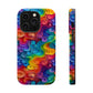 Bespattered Facade Rainbow Swirls MagSafe Tough Case