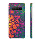 Bespattered Facade Neon Butterfly Snap Case