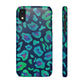 Bespattered Facade Emerald Leopard Snap Case