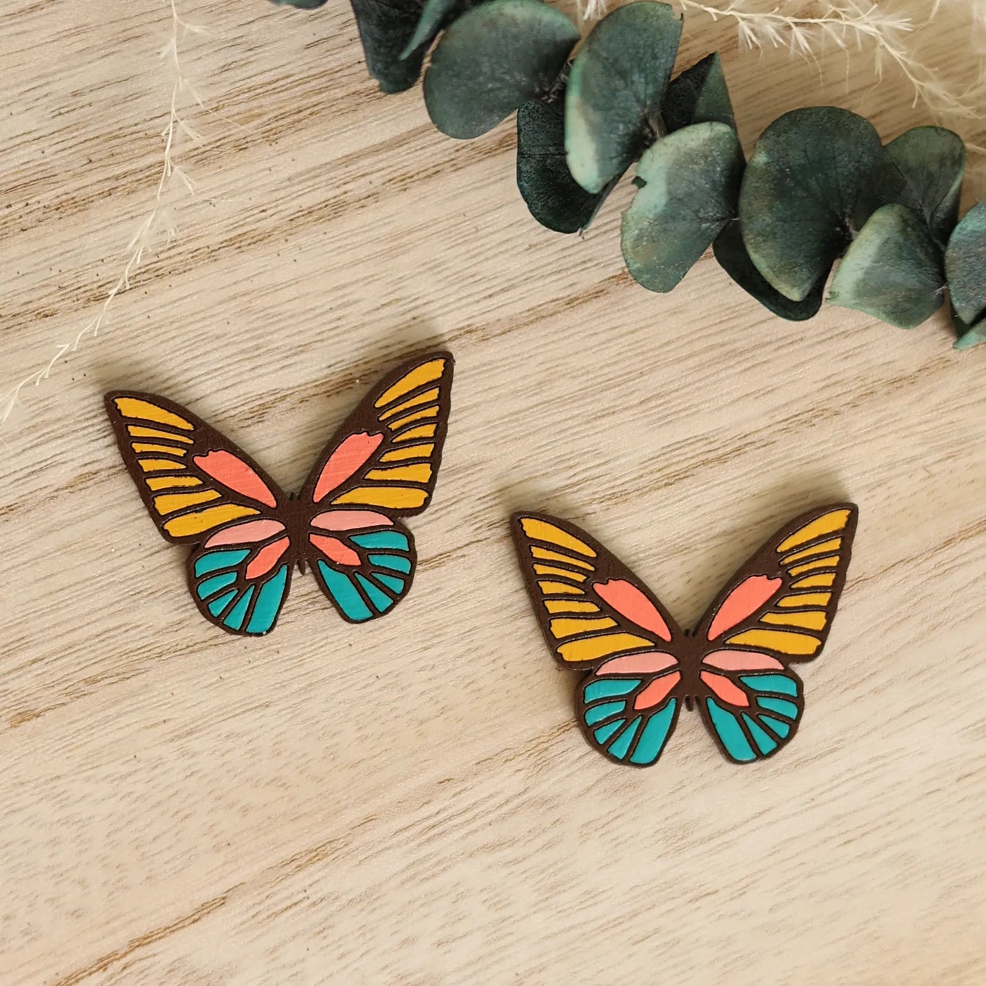 70s Butterfly Studs