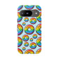 Bespattered Facade Rainbow Sprinkle Donut Tough Case