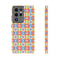 Bespattered Facade Geometric Rainbow Mosaic Tough Case