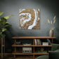 Bespattered Facade Fluid Art Abstract Painting Stretched Matte Canvas Art Prints | Multiple Sizes