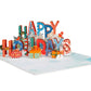Happy Holidays Pop Up Christmas Card