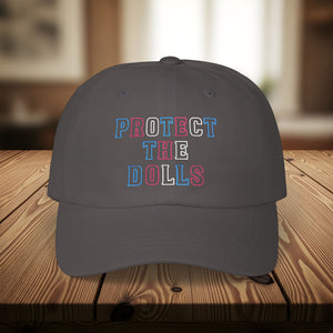 Bespattered Facade Protect the Dolls LGBTQ+ Pride Trans Support Embroidered Hat | 10 Colors
