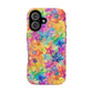 Bespattered Facade Rainbow Stars Impact-Resistant Case