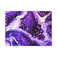 Bespattered Facade Purple Haze Stretched Matte Canvas Art Prints | Multiple Sizes