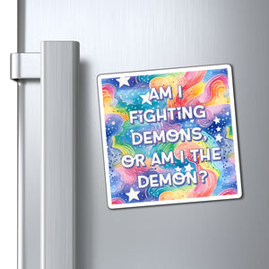 Bespattered Facade "Fighting Demons" Refrigerator Magnet