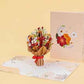 Fall Flower Bouquet Pop Up Card