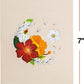 Fall Flower Bouquet Pop Up Card