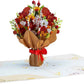 Fall Flower Bouquet Pop Up Card