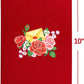 Lovely Rose Bouquet Oversized Pop Up Card with Keepsake