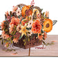 Rustic Flower Basket Pop Up Card