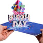 Happy Birthday Balloons Pop Up Card