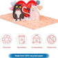 Purrfect Love Frndly Pop Up Card - 8"x6"