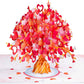 Heart Tree Oversized Pop Up Card with Keepsake