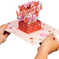 Happy Valentines Day Pop Up Card - Frndly 5" x 7"