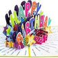 Happy Birthday Pop Up Card (Neon Green)