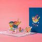 Holiday Bird Pop Up Christmas Card