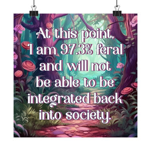 Bespattered Facade "97.3% Feral" Giclée Archival Matte Paper Prints