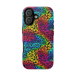 Bespattered Facade Rainbow Animal Print Tough Case