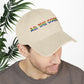 Bespattered Facade "All the Colors" Rainbow Embroidered Distressed Dad Hat