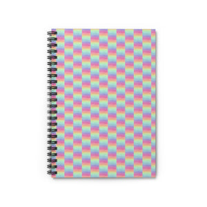 Bespattered Facade Prismatic Spiral Notebook - Lined Pages