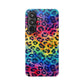 Bespattered Facade Rainbow Watercolor Leopard MagSafe Tough Case