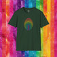 Bespattered Facade Rainbow Fingerprint Unisex Softstyle T-Shirt