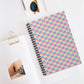 Bespattered Facade Prismatic Spiral Notebook - Lined Pages